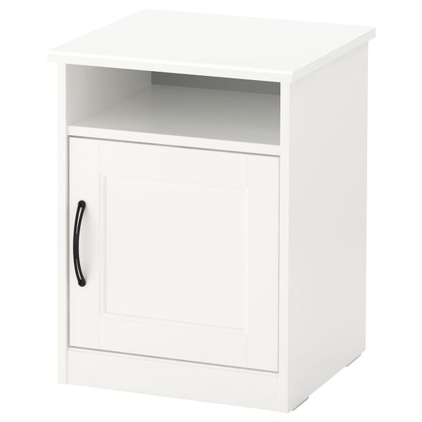 Тумба прикроватная, белый 42x40 см IKEA SONGESAND СОНГЕСАНД 403.674.45 - фото 1