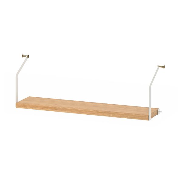 Полка, бамбук 61x15 см IKEA SVALNÄS СВАЛЬНЭС 603.592.46 - фото 1