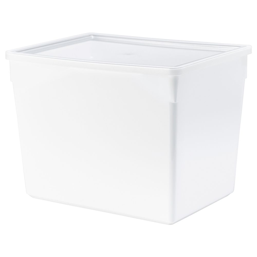 Контейнер + крышка для сухих продуктов ТИЛЛЬСЛУТА, белый (31x23x23 см) - фото 1