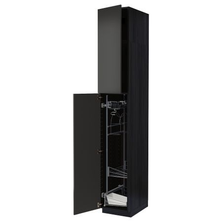 Высокий шкаф с отделением для аксессуаров для уборки IKEA METOD МЕТОД 294.984.19