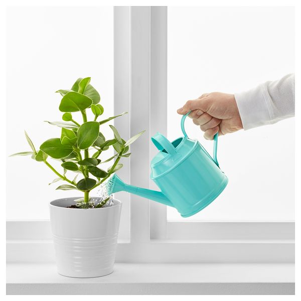 Лейка СОККЕР, д/дома/улицы, бирюзовый (1 л) - схема-чертеж с размерами