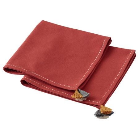 Салфетка, темно-красный, 40x40 см IKEA SLÄTTAD ЛЭТТАДIKA 805.517.38