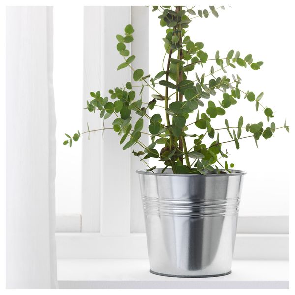 Кашпо СОККЕР, оцинковка д/дома/улицы, оцинковка (17 см) - фото 2