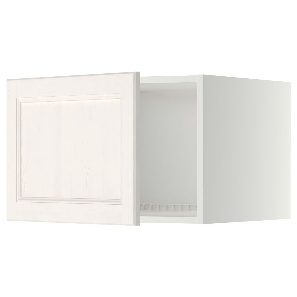 Верхний шкаф на холодильник, морозильник МЕТОД, белый, Лаксарби белый - схема-чертеж с размерами