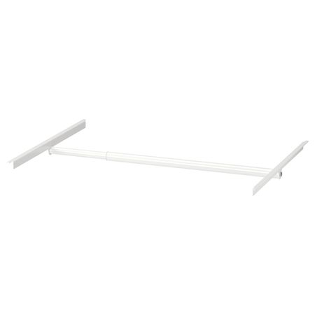 Регулируемая платяная штанга, белый 46-82 см IKEA JONAXEL ЙОНАКСЕЛЬ 004.312.88