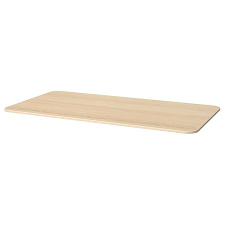 Столешница, дубовый шпон, беленый 160x80 см IKEA BEKANT БЕКАНТ 503.682.27