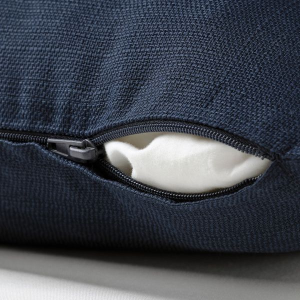 Чехол на подушку, черно-синий 50x50 см IKEA MAJBRÄKEN МАЙБРЭКЕН 304.952.50 - фото 2