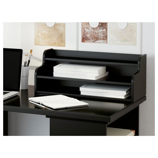 Дополнительный модуль КЛИМПЕН, черный (58x23 см) - схема-чертеж с размерами