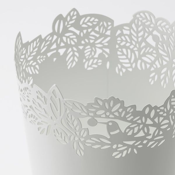 Кашпо, белый 9 см IKEA SAMVERKA САМВЕРКА 903.887.37 - схема-чертеж с размерами