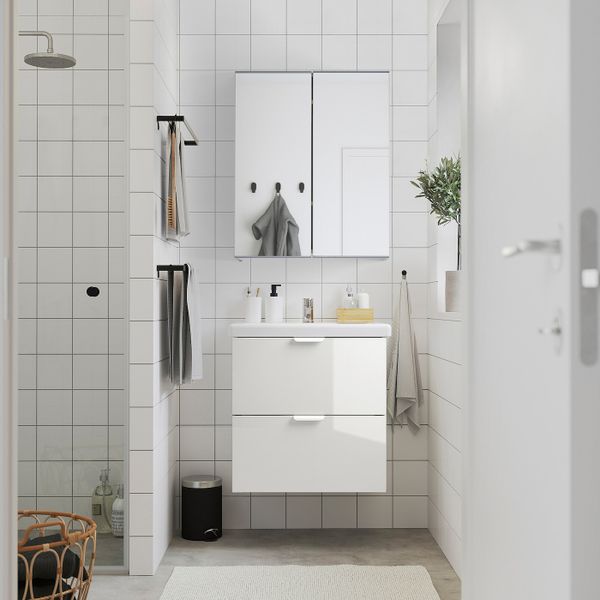 IKEA в интерьере ванной