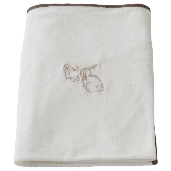 Чехол на пеленальную подстилку, кролик/белый 74x80 см IKEA VÄDRA ВЭДРА 204.941.52 - фото 1
