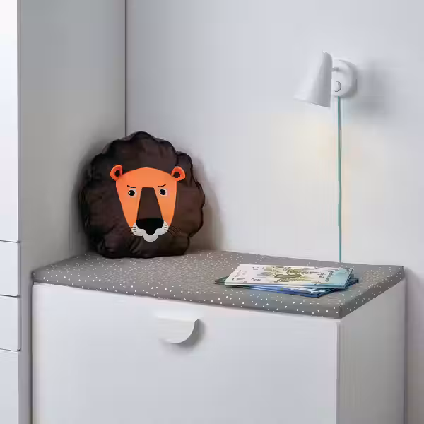 BÄNKKAMRAT БЭНККАМРАТ Подушка на скамью - орнамент «точки» 90x50x3 см - фото 2