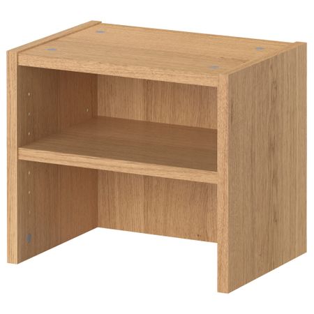 Верхняя полка БИЛЛИ, дубовый шпон (40x28x35 см)