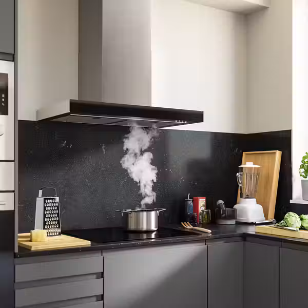 RÄFSEBO РЭВСЕБО Вытяжка кухонная стен креп (колпак) - IKEA 500 цвет нержавеющей стали 80 см - фото 2