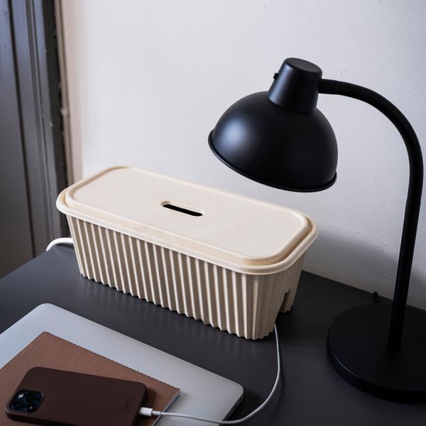 Короб для проводов, естественный, 38x18x14 см IKEA HÖNSNÄT 605.648.93 - фото 7