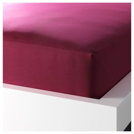 Простыня натяжная СЁМНИГ, темно-розовый (90x200 см)