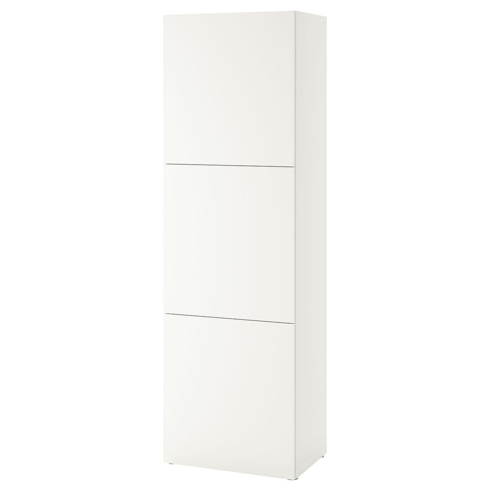 Стеллаж с дверьми, белый Лаппвикен/белый 60x42x193 см IKEA BESTÅ БЕСТО 094.420.70 - фото 1