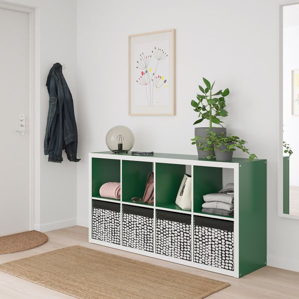 Коробка, черный-белый 33x38x33 см IKEA DRÖNA ДРЁНА 204.680.87 - фото 3