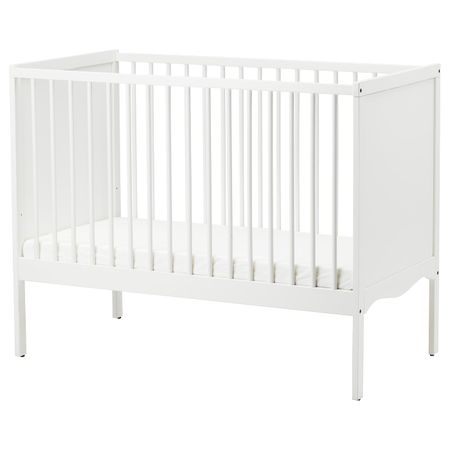 Кроватка детская, белый, 60x120 см IKEA СОЛГУЛЬ 603.624.18