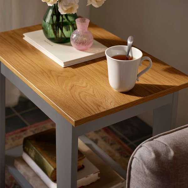 ÄMMARYD ЭММАРЮД Придиванный столик - серый 59x40 см - фото 2