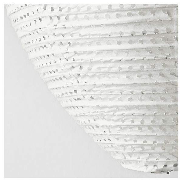 Абажур для подвесного светильника СОЛЛЕФТЕО, овал белый белый - фото 2