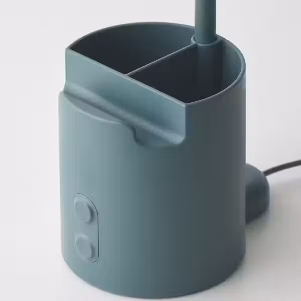 BRUNBÅGE БРУНБОГЕ Рабочая лампа, светодиодная - схема-чертеж с размерами