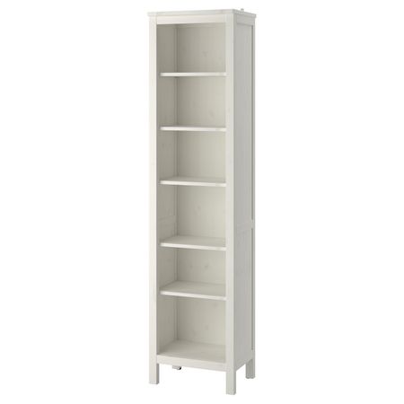 Стеллаж, белая морилка 49x197 см IKEA HEMNES ХЕМНЭС 803.734.25