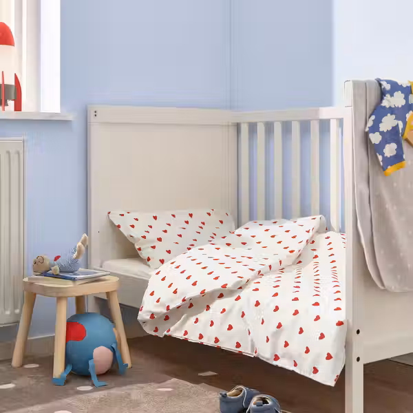 BARNDRÖM Пододеяльник и наволочка д/кроватки - фото 3