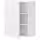 ENHET Навесной шкаф с 2 полками/дверцей - белый 60x32x75 см