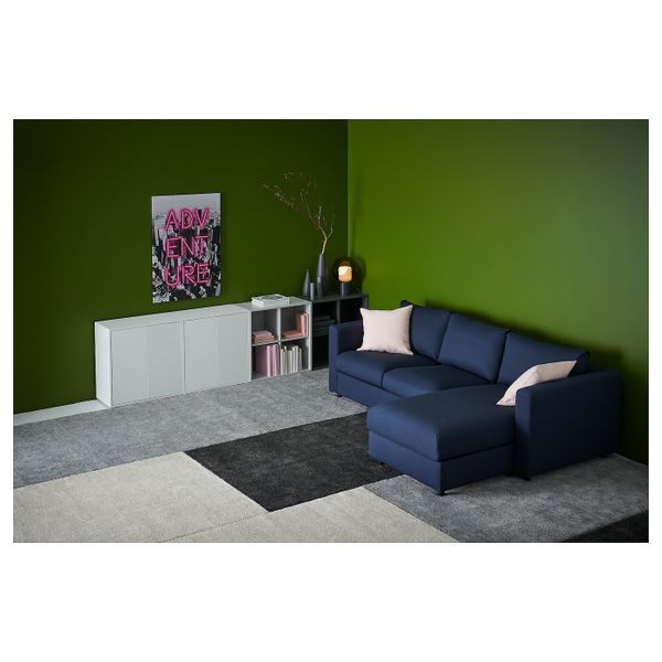 Ковер, короткий ворс, классический синий 80x150 см IKEA STOENSE СТОЭНСЕ 304.268.41 - фото 8