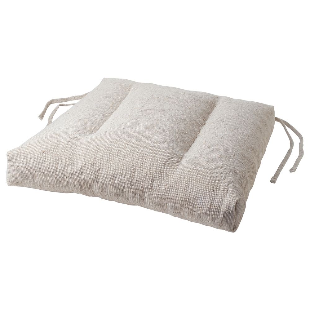 Подушка на стул, неокрашенный, 35/43x37x7 см IKEA ЭТЛА 404.536.07 - фото 1