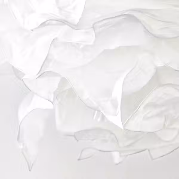 KRUSNING Абажур для подвесн светильника - белый 85 см - схема-чертеж с размерами