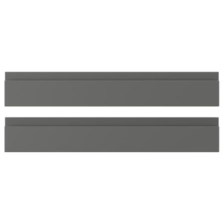 Фронтальная панель ящика, темно-серый 60x10 см IKEA VOXTORP ВОКСТОРП 104.560.23
