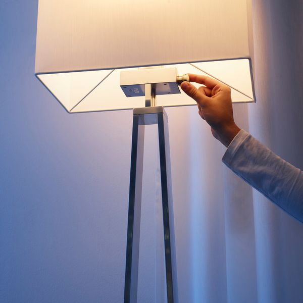 Светильник напольный, белый с оттенком IKEA KLABB КЛАБ 303.589.17 - фото 3