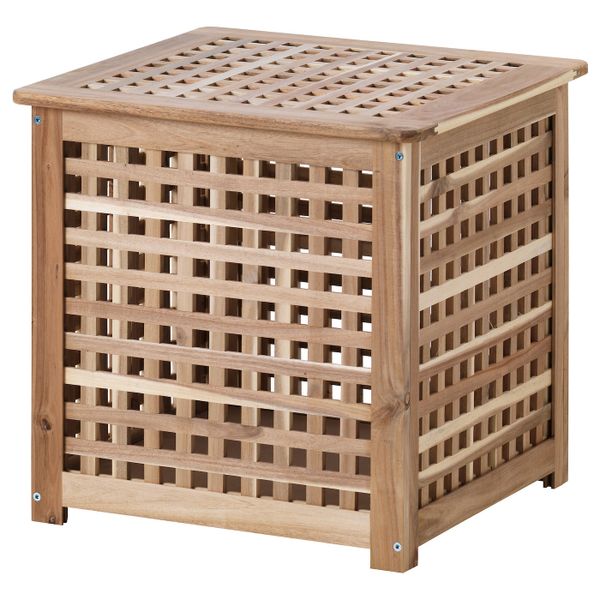 Придиванный столик, акация 50x50 см IKEA HOL ХОЛ 403.831.53 - фото 1