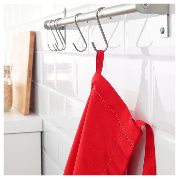 Фартук ВИНТЕР 2017, красный, белый - схема-чертеж с размерами