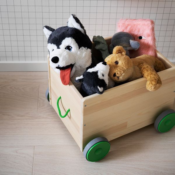 Контейнер для/игрушек, с колесиками IKEA FLISAT ФЛИСАТ 703.648.84 - фото 3