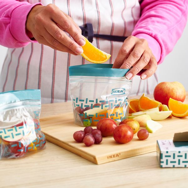 Пакет закрывающийся, с рисунком, серо-зеленый, 0.3 л IKEA ISTAD ИСТАД 105.927.04 - фото 2