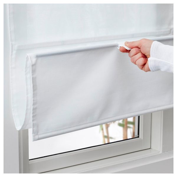 Римская штора РИНГБЛУММА, белый - схема-чертеж с размерами