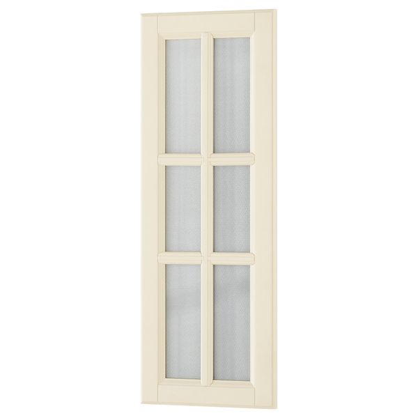 Стеклянная дверь ДАЛАРНА, белый с оттенком - схема-чертеж с размерами