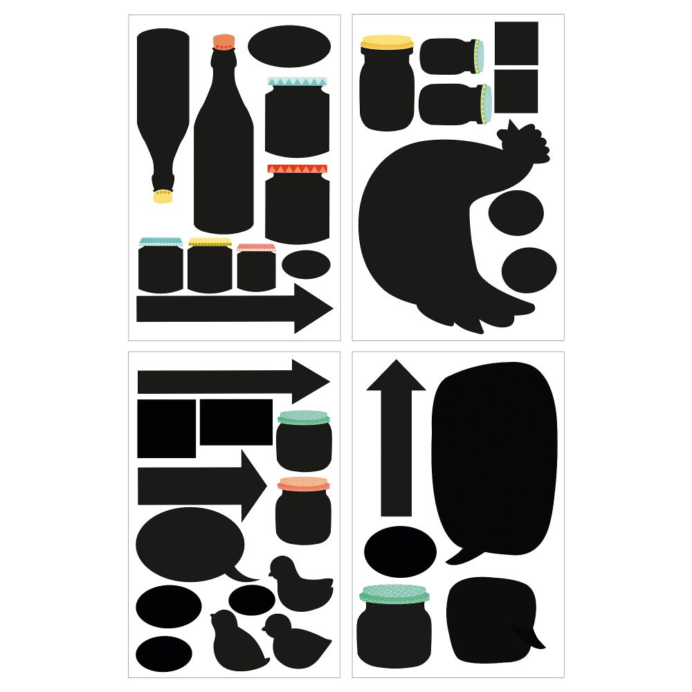 Декоративные наклейки КЛЭТТА, символы - фото 1