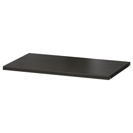 Полка, черно-коричневый 56x36 см IKEA BESTÅ БЕСТО 902.994.73