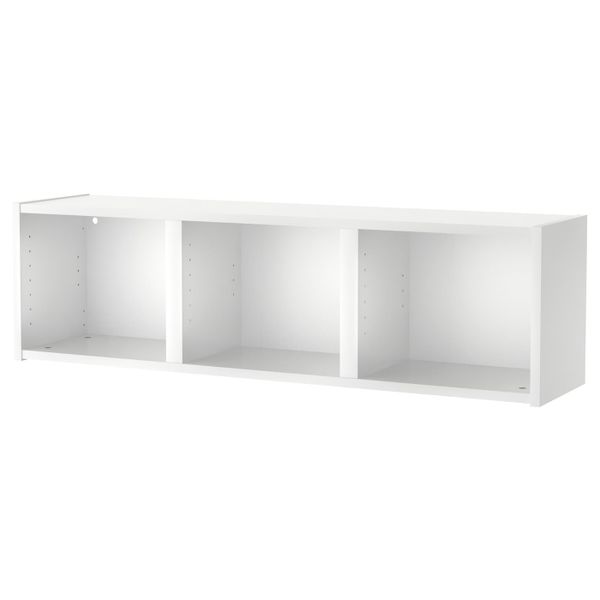 Полка навесная, белый 120x35 см IKEA BILLY БИЛЛИ 203.218.25 - схема-чертеж с размерами