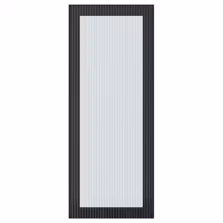 HEJSTA Стеклянная дверь - антрацит/рифленое стекло 40x100 см