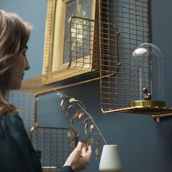 Полка навесная, 60x20 см, золотой IKEA SVENSHULT СВЕНСХУЛЬТ 504.275.33 - фото 5