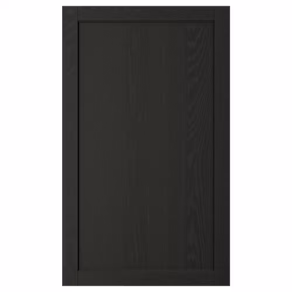LERHYTTAN Дверь - черная морилка 60x100 см - фото 1