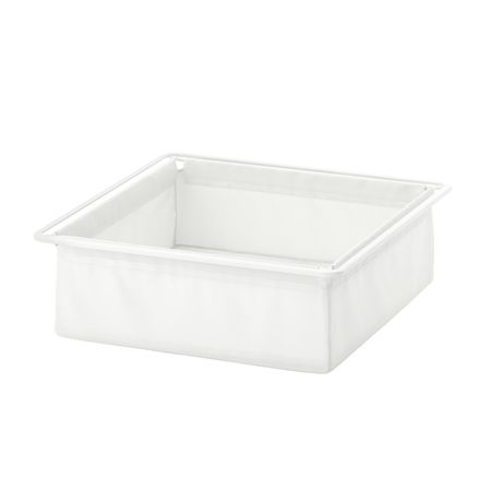 Текстильная корзина, белый 50x51x15 см IKEA JONAXEL ЙОНАКСЕЛЬ 204.312.92