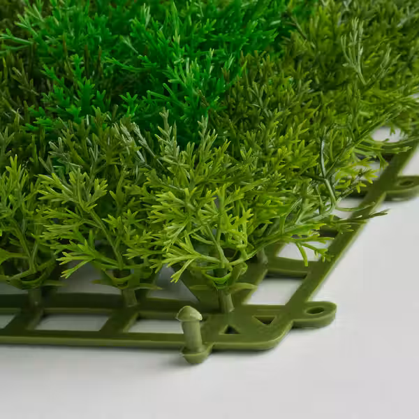 FEJKA Растение искусственное - настенный/д/дома/улицы мох 25x25 см - схема-чертеж с размерами