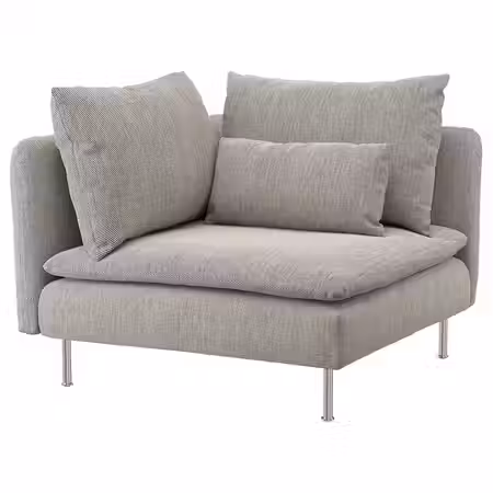 SÖDERHAMN Секция угловая - Viarp бежевый/коричневый