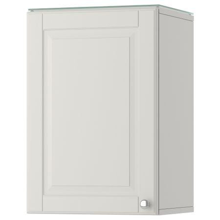 Навесной шкаф с 1 дверцей, 40x32x58 см, Kasjön светло-серый IKEA GODMORGON ГОДМОРГОН 003.890.91